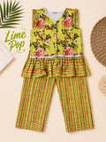 Lime pop co ord set
