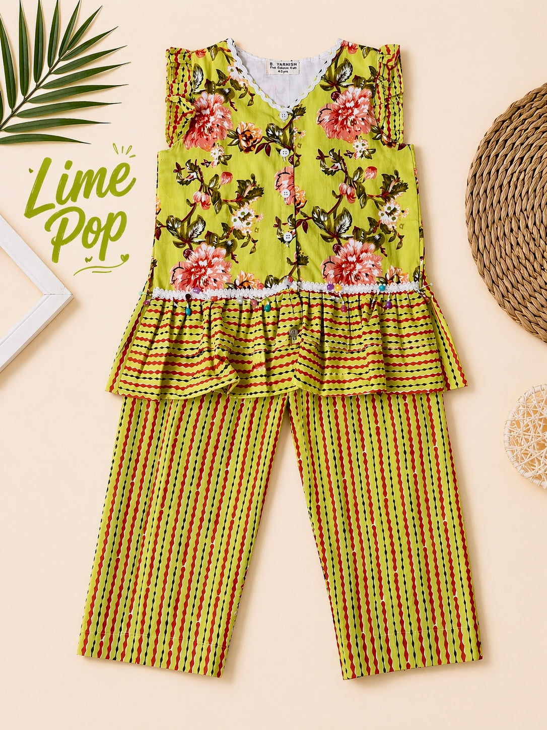 Lime pop co ord set